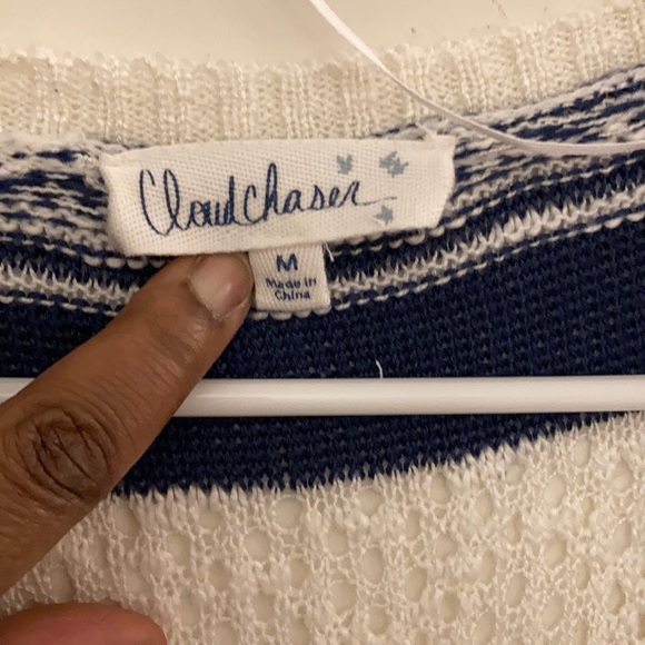 Cloud Chaser Short Sleeve Open Front Cardigan Sz M - Picture 5 of 11